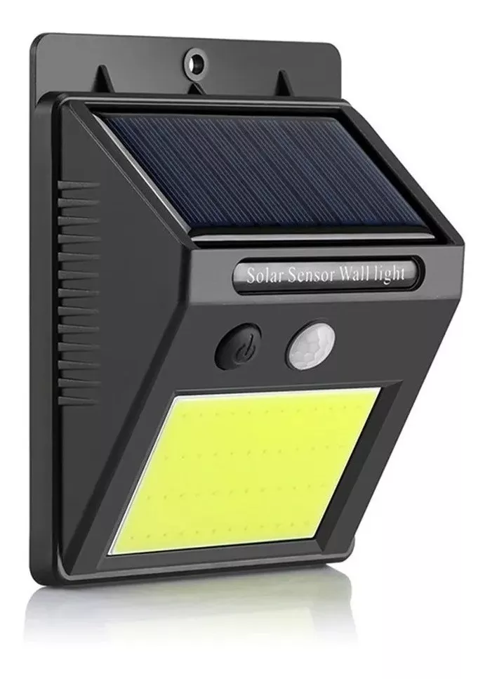 Lámpara Solar 48 Led Exterior Impermeable Sensor Movimiento