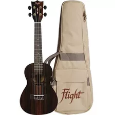 Flight Duc460 Amara Ukelele Concierto Con Funda Color Negro