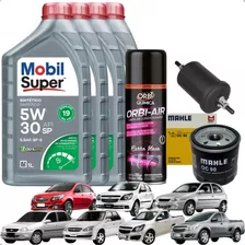 Kit Troca Óleo Mobil 5w30 Corsa Classic Montana Agile