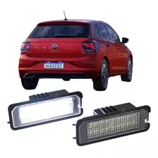 Par Luz Led Placa Polo Golf Amarok Fusca Branco Sem Erro 