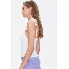 Forever 21 Blusa De Tirantes Blanco