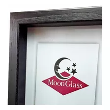 Box 30x30 Pintado Con Vidrio Moon Glass Marco 