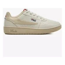 Tênis Masculino Fila Acd Classic Cor Vaporous Gray/raw White/navy - Adulto 40 Br