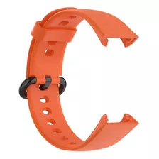 Pulseira Silicone Borracha Para Xiaomi Redmi Mi Watch 2 Lite Cor Laranja