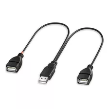 Cable De Carga Dual Usb Hembra A Usb