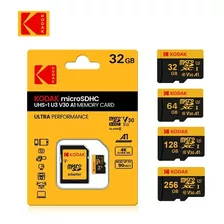 Kodak Memoria Microsd 64gb Clase 10 U3 4k Alta Velocidad 