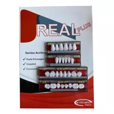 Dentes Acrílico Artificial Branco Boca Completa Para Prótese