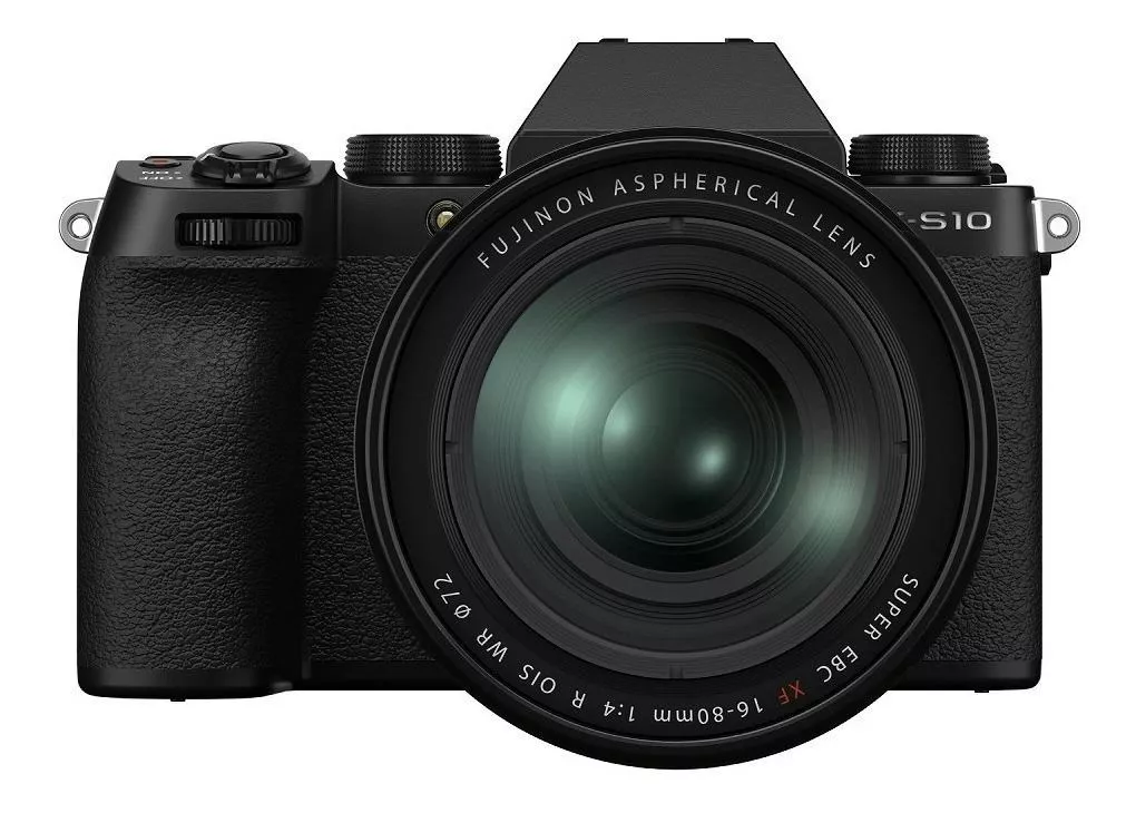  Fujifilm Kit X-s10 + Lente Xf 16-80mm Mirrorless Cor  Preto