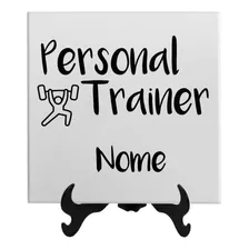 Azulejo Quadro Personalizado Profissão Personal Trainer