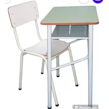 Conjunto Unipersonal Mesa Pupitre Escolar Con 1 Silla