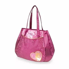 Bolsa Juvenil Holly Hobbie Boa E Barata Importada Rosa 