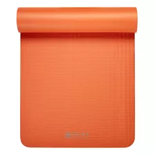 Mat Yoga Fitnes Gaiam 10mm C/correa Premium Ecológico El Rey Color Naranja