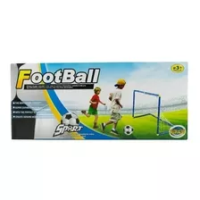 Arco De Futbol Sport Con Pelota 14 Cm Inflador 