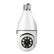 Camera Lampada Espiã E Segurança Wifi Giratória 360 Detector