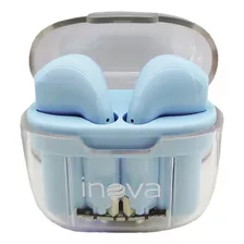 Fone De Ouvido Bluetooth Sem Fio Tws In-ear Auricular Inova Cor Azul