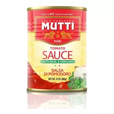 Mutti Polpa Basilico Y Oregano 400g Origen Italia