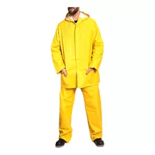 Traje Equipo De Lluvia Piloto Alaska Impermeable Pvc Conjunt