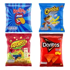 Kit 20 Salgadinhos - Doritos - Fandangos - Cheetos - Ruffles