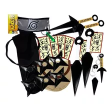 Kit Ninja Naruto Kunai Colar Az Shuriken Bandana Minato K212