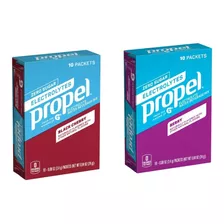 Bebida En Polvo Propel Individual Moras Y Cereza Negra 20pzs