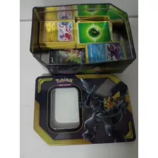 150 Cartas Pokémon + Lata Para Guardar O Produto Pokémon Tcg