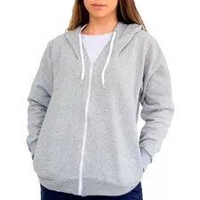 Moletom Casaco Blusa De Frio C/ Ziper Feminino Slim Top