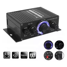 Amplificador Para Auto Coche Estéreo Audio 2 Canales Hifi