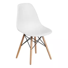 Elon Series - Silla De Plástico Con Base De Madera, Poliprop