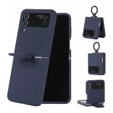 Estuche Forro Silicona Compatible Celular Samsung Z Flip 4