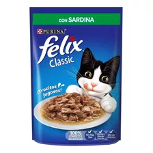 Purina Felix Pouch Sardina 85g Sobre Alimento Gato Sobrecito