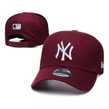 Jockey Gorro Rojo Oscuro Burdeo Repli Aaa - New York Yankees