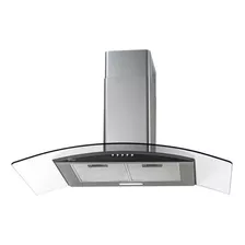 Exaustor Depurador De Cozinha Fischer Fit Aço Inoxidável E Vidro De Parede 90cm X 9cm X 47cm Aço Inoxidável 127v