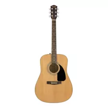 Guitarra Acústica Fender Dreadnought Fa-115 Para Diestros Natural Brillante