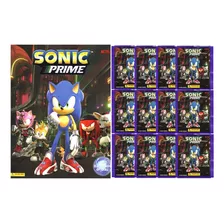 1 Álbum Sonic Prime + 200 Figurinhas (40 Env)