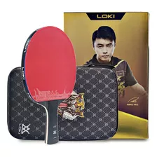 Paleta De Tenis De Mesa Loki 9 Star Fl Grip Con Funda