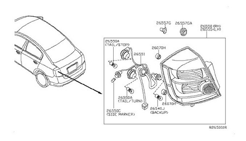 Stop Nissan Sentra B16 2007 Hasta 2012 Depo  Foto 10