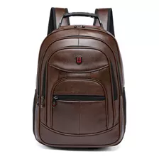 Mochila Executiva Trabalho Reforçada Moderna Notebook Cor Marrom