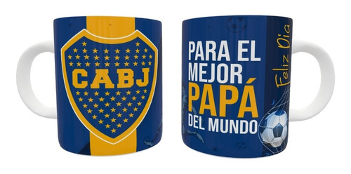 Taza Dia Del Padre Papa Boca River Futbol Argentino Varios
