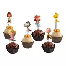 100 Toppers Para Doces - Snoopy