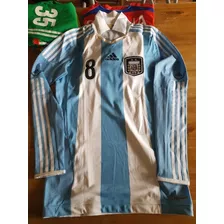 Camiseta Argentina Techfit Mangas Largas