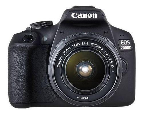  Canon Eos 2000d Dslr Color  Negro