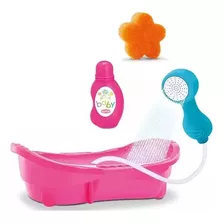 Banheira Para Boneca Banho Do Bebe Toots Com Acessorios