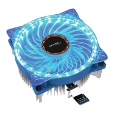 Cooler Cpu Procesador Pc 90mm Amd I3/i5 Netmak Nm-q70 Led