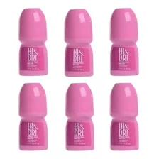 Desodorante Roll-on Hi & Dri Rosa 50ml C/ 6 Unidades 