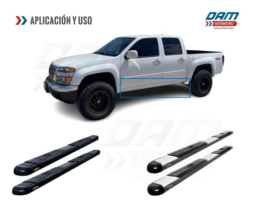 Estribos Gh Chevrolet Canyon Doble Cabina 2007-2012  Foto 2