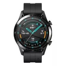 Huawei Watch Gt 2 Sport 1.39 Caixa 46mm De Metal E Plástico Black Stainless Steel, Pulseira Matte Black Ltn-b19