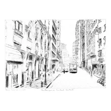 Rua Benjamim Constant - São Paulo - Desenho Cópia - 150,00