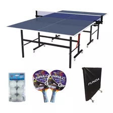Mesa De Ping Pong Almar Nova Con Accesorios | Combo N°3