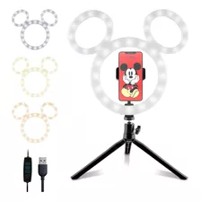 ~? Disney Mickey Mouse Ring Light- 12 Pulgadas Led Ring Ligh