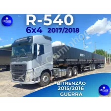 Volvo Fh540 T 6x4 Ano 2017/2018 Bitrenzão 2015/2016 Guerra 